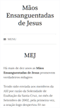 Mobile Screenshot of maosensanguentadasdejesus.net